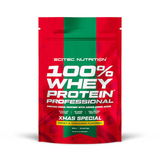 100% Whey Protein Professional, Honey & Cinnamon - 500g by SciTec at MYSUPPLEMENTSHOP.co.uk