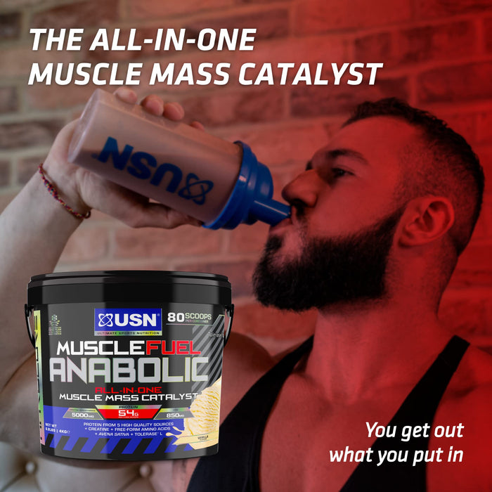 USN Muscle Fuel Anabolic 4kg Banana | High-Quality Health & Personal Care | MySupplementShop.co.uk