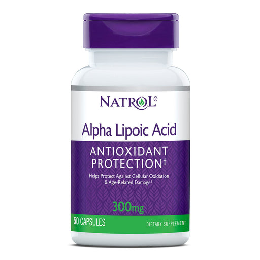 Natrol Alpha Lipoic Acid, 300mg - 50 caps - Health and Wellbeing at MySupplementShop by Natrol