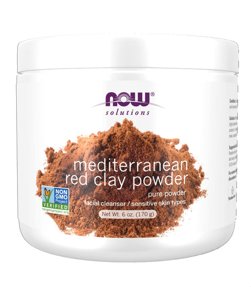 NOW Foods Red Clay Powder Moroccan - 170g | High-Quality Health and Wellbeing | MySupplementShop.co.uk