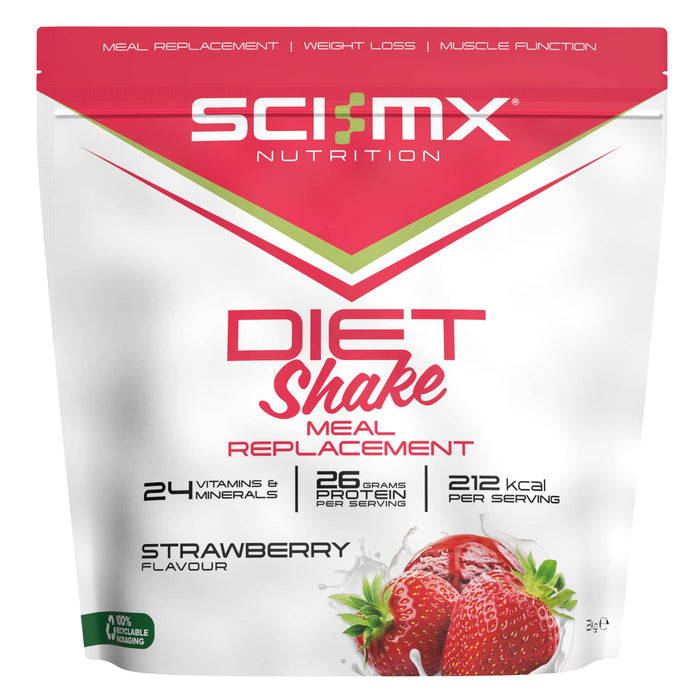 Sci-MX Diet Meal Replacement 2kg Strawberry - Supplements at MySupplementShop by Sci-Mx