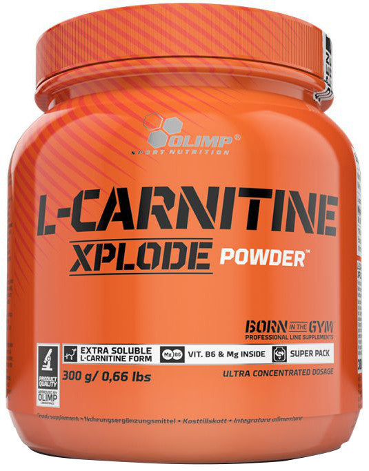 Olimp Nutrition L-Carnitine Xplode Powder, Cherry - 300 grams - Amino Acids and BCAAs at MySupplementShop by Olimp Nutrition