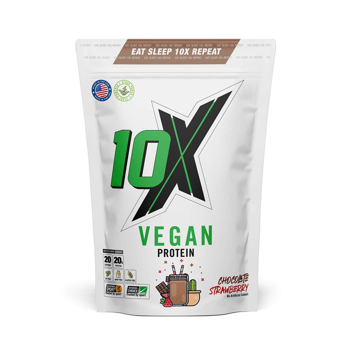 10X Athletic Vegan Protein 540g - Chocolate Strawberry - Grocery at MySupplementShop by 10X Athletic