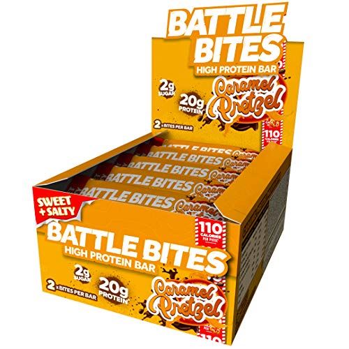 Battle Snacks Battle Bites 12x60g Caramel Pretzel | High-Quality Sports Nutrition | MySupplementShop.co.uk