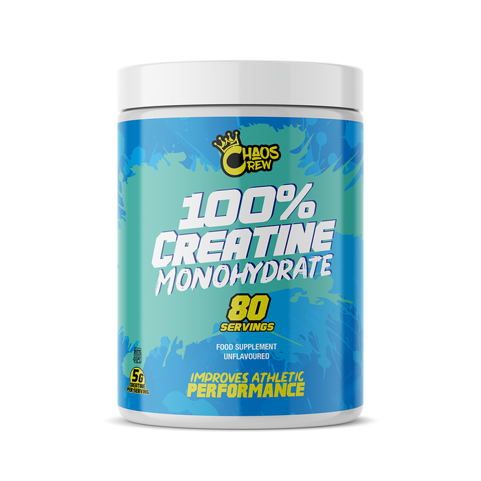 Chaos Crew 100% Creatine Monohydrate 400g Unflavoured - Creatine Powder at MySupplementShop by Chaos Crew