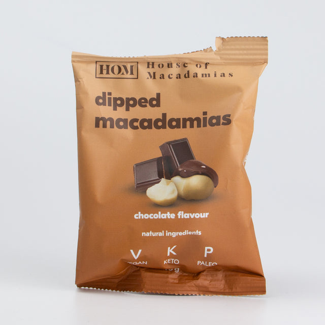 House Of Macadamia Dipped Nuts 12x40g Chocolate | High-Quality Sports & Nutrition | MySupplementShop.co.uk