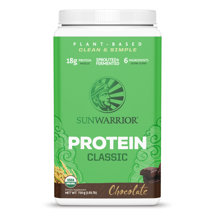 Sunwarrior Classic Protein - Chocolate 750g | High-Quality Health Foods | MySupplementShop.co.uk