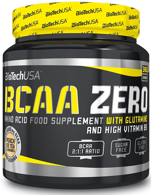 BioTechUSA BCAA Zero, Lemon Ice Tea - 360 grams | High-Quality Amino Acids and BCAAs | MySupplementShop.co.uk