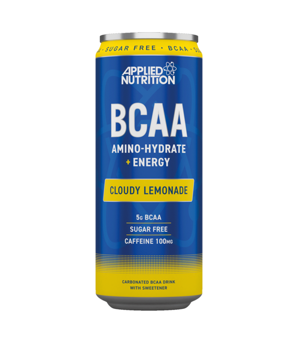 Applied Nutrition BCAA + Caffeine Can 24x330ml Cloudy Lemonade | High-Quality Sports & Health Drinks | MySupplementShop.co.uk