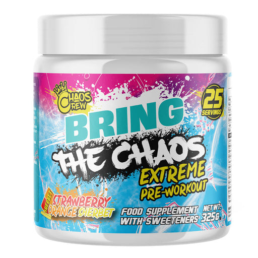 Chaos Crew Bring The Chaos v2 325g Strawberry Orange Sherbet | High-Quality Health Foods | MySupplementShop.co.uk