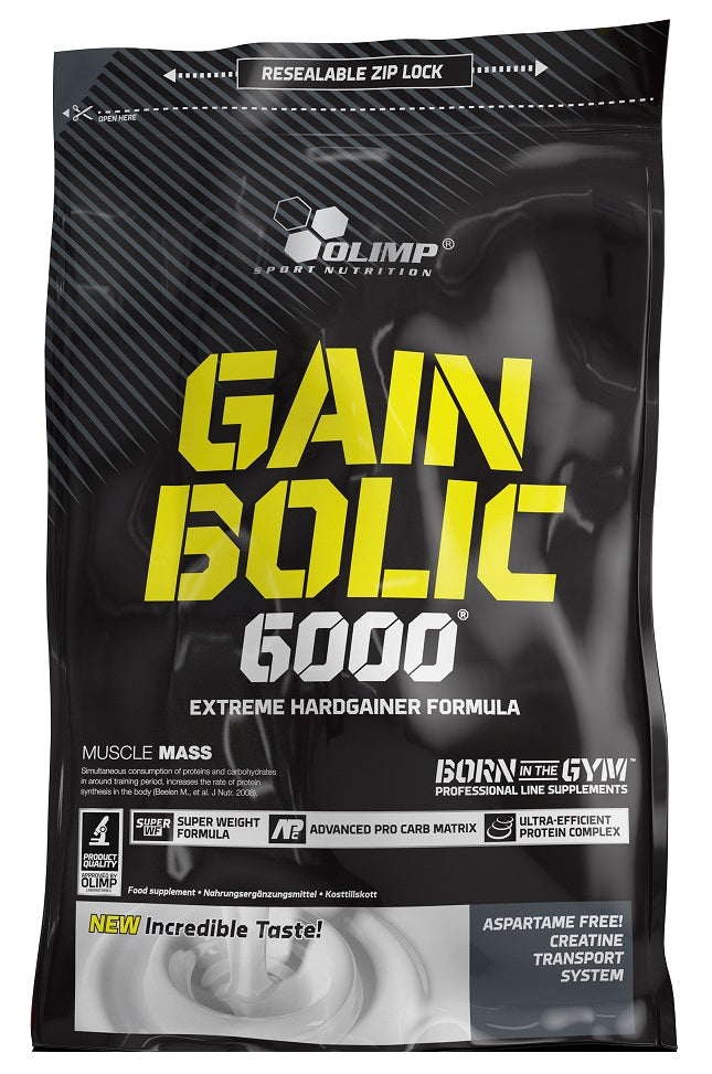 Olimp Nutrition Gain Bolic 6000, Strawberry - 1000 grams | High-Quality Weight Gainers & Carbs | MySupplementShop.co.uk