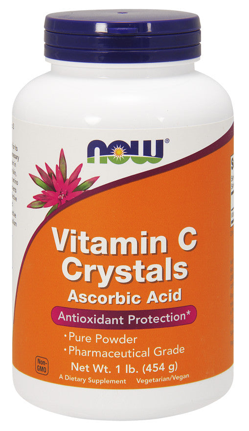 NOW Foods Vitamin C Crystals - 454g | High-Quality Vitamins & Minerals | MySupplementShop.co.uk