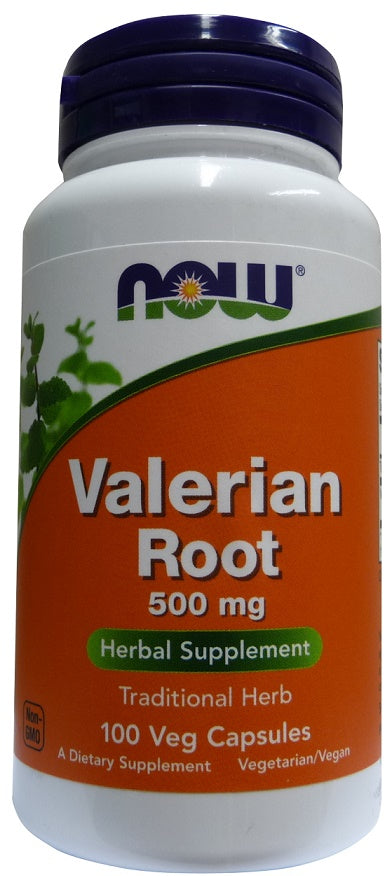 NOW Foods Valerian Root, 500mg - 100 vcaps | High-Quality Health and Wellbeing | MySupplementShop.co.uk