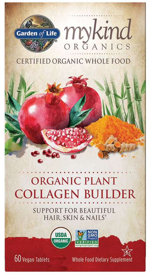 Garden of Life Mykind Organics Organic Plant Collagen Builder - 60 vegan tabs | High-Quality Health and Wellbeing | MySupplementShop.co.uk