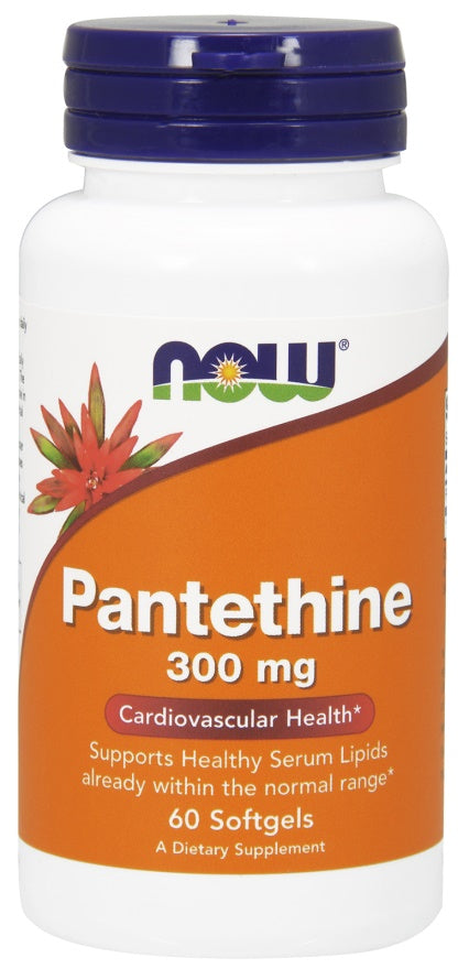 NOW Foods Pantethine, 300mg - 60 softgels | High-Quality Health and Wellbeing | MySupplementShop.co.uk