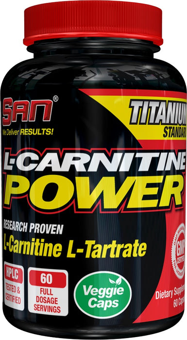 SAN L-Carnitine Power - 60 caps - Default Title - Amino Acids and BCAAs at MySupplementShop by SAN