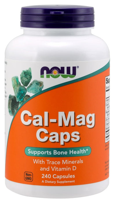 NOW Foods Cal-Mag Caps - 240 caps - Vitamins & Minerals at MySupplementShop by NOW Foods