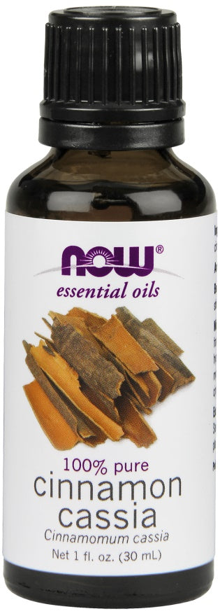 NOW Foods Essential Oil, Cinnamon Cassia Oil - 30 ml. | High-Quality Health and Wellbeing | MySupplementShop.co.uk