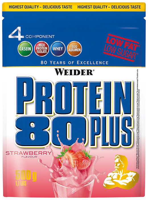 Weider Protein 80 Plus, Vanilla - 500 grams - Protein at MySupplementShop by Weider