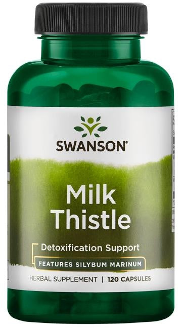 Swanson Milk Thistle (Standardized), 250mg - 120 caps - Health and Wellbeing at MySupplementShop by Swanson