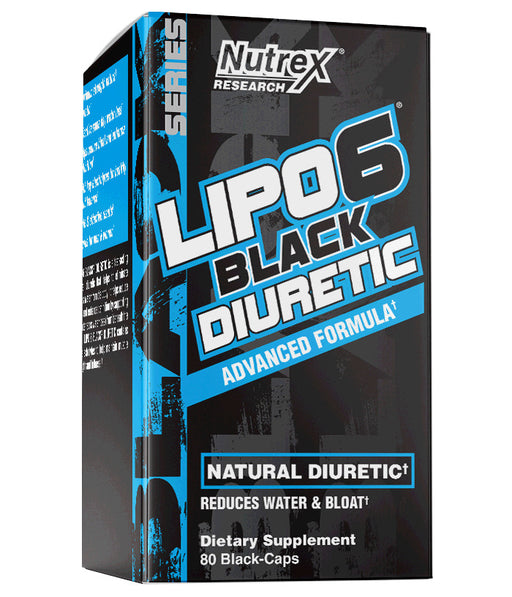 Nutrex Lipo-6 Black Diuretic - 80 caps | High-Quality Slimming and Weight Management | MySupplementShop.co.uk