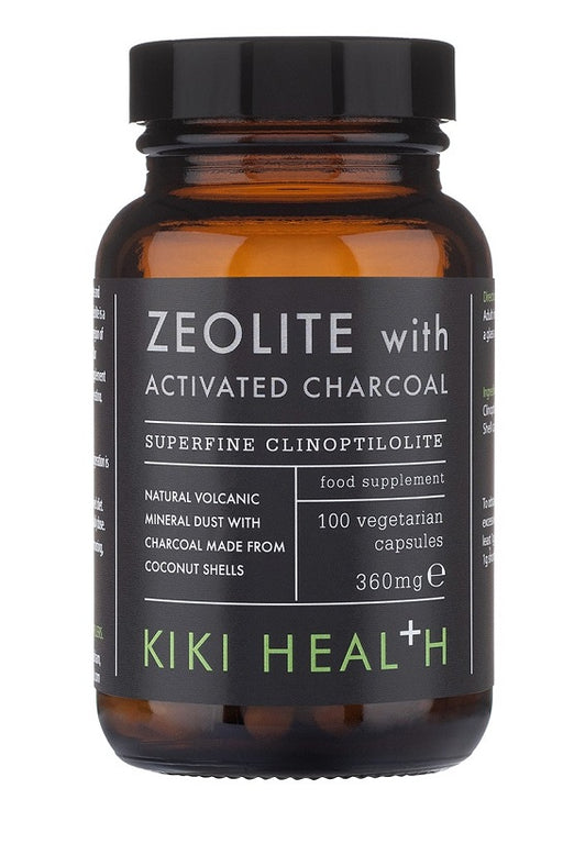 KIKI Health Zeolite With Activated Charcoal, 360mg - 100 vcaps | High-Quality Health and Wellbeing | MySupplementShop.co.uk