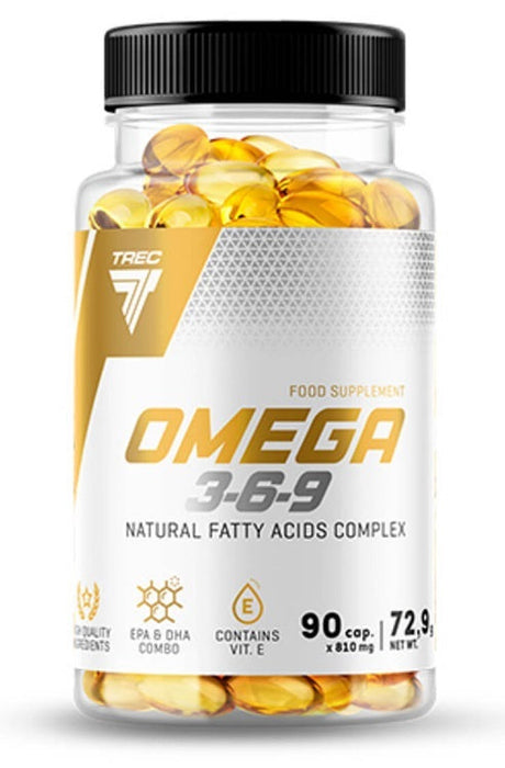 Trec Nutrition Omega 3-6-9 - 90 caps - Omegas, EFAs, CLA, Oils at MySupplementShop by Trec Nutrition