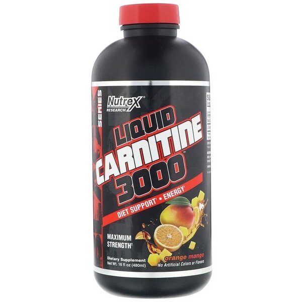 Nutrex Liquid Carnitine 3000, Orange Mango - 480 ml. - Default Title - Slimming and Weight Management at MySupplementShop by Nutrex