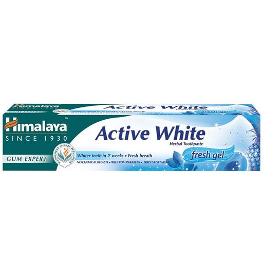 Himalaya Active White Herbal Toothpaste - Fresh Gel - 75 ml. | High-Quality Sports Supplements | MySupplementShop.co.uk