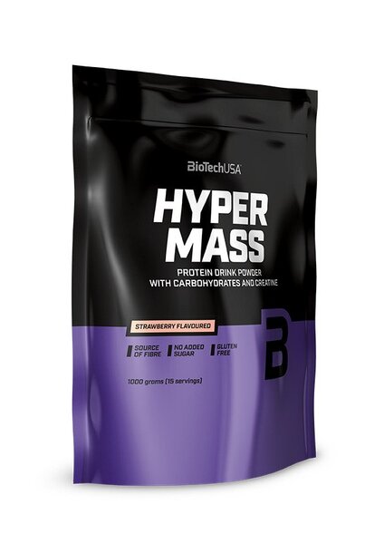 BioTechUSA Hyper Mass, Hazelnut - 1000 grams | High-Quality Weight Gainers & Carbs | MySupplementShop.co.uk