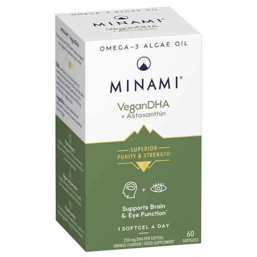 Minami VeganDHA + Astaxanthin - 60 softgels - Default Title - Omega-3 and Fish Oils at MySupplementShop by Minami