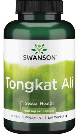 Swanson Tongkat Ali, 400mg - 120 caps | High-Quality Sports Supplements | MySupplementShop.co.uk