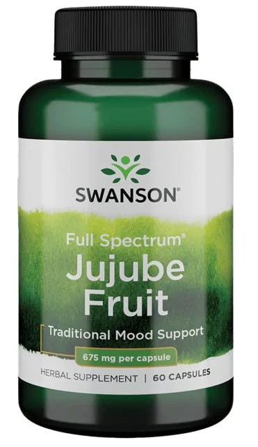 Swanson Full Spectrum Jujube Fruit, 675mg - 60 caps | High-Quality Sports Supplements | MySupplementShop.co.uk