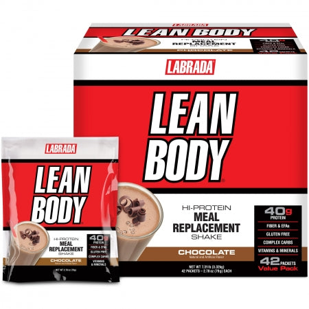 Labrada Lean Body MRP, Chocolate - 42 packets | High-Quality Health Foods | MySupplementShop.co.uk