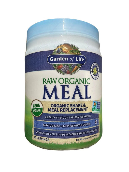 Garden of Life Raw Organic Meal, Vanilla - 484g - Health Foods at MySupplementShop by Garden of Life