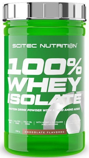 SciTec 100% Whey Isolate, Cookies & Cream - 700 grams | High-Quality Protein | MySupplementShop.co.uk