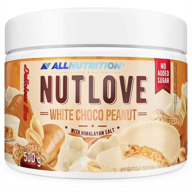 Allnutrition Nutlove, White Choco Peanut 500g - Nut Butter at MySupplementShop by Allnutrition