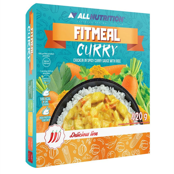 Allnutrition Fitmeal, Curry - 420g | High-Quality Combination Multivitamins & Minerals | MySupplementShop.co.uk