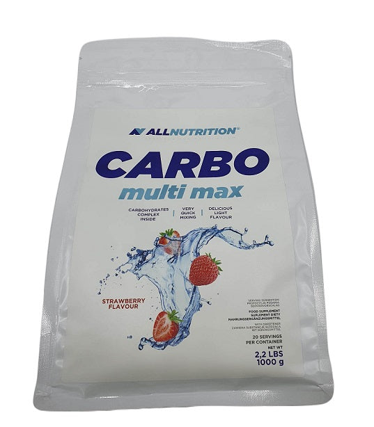 Allnutrition Carbo Multi Max, Strawberry - 1000 grams - Default Title - Weight Gainers & Carbs at MySupplementShop by Allnutrition