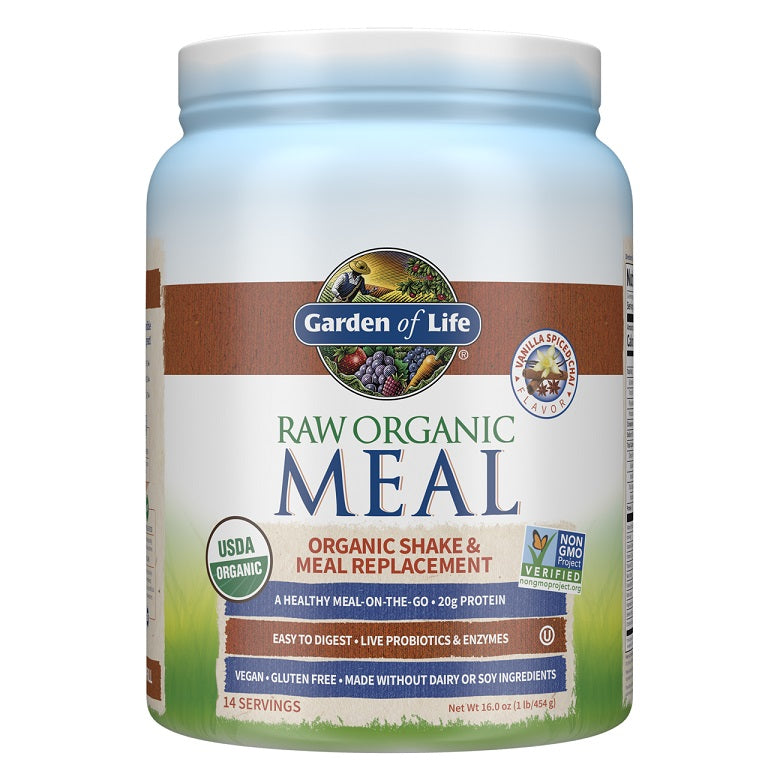 Garden of Life Raw Organic Meal, Vanilla Spiced Chai - 454g | High-Quality Health Foods | MySupplementShop.co.uk