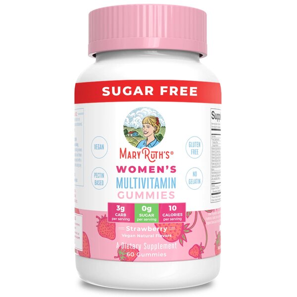 MaryRuth Organics Women's Multivitamin Gummies, Strawberry - 60 gummies | High-Quality Sports Supplements | MySupplementShop.co.uk