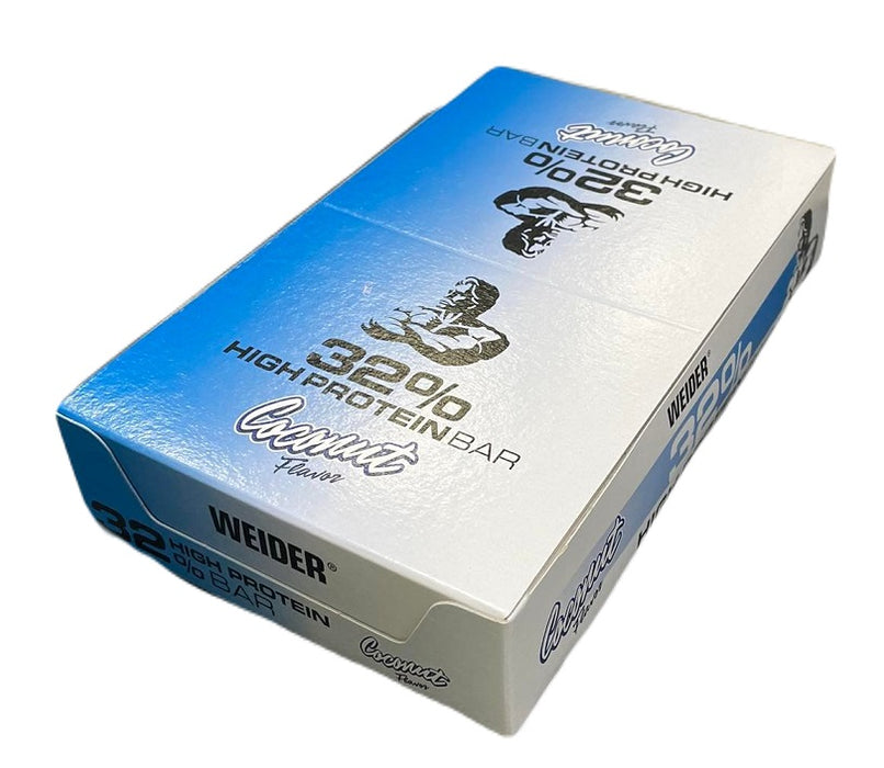 Weider 32% High Protein Bar Coconut  12 x 60g - Protein at MySupplementShop by Weider