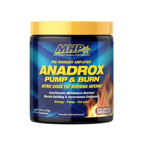 MHP Anadrox PreWorkout Pump & Burn Apple Cinnamon Fireblast  279g - Nitric Oxide Boosters at MySupplementShop by MHP