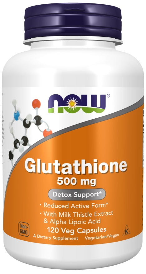Glutathione, 500mg - 120 vcaps by NOW Foods at MYSUPPLEMENTSHOP.co.uk