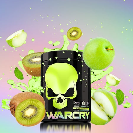 Genius Nutrition Warcry 400g Alien Fruits | High-Quality Health Foods | MySupplementShop.co.uk