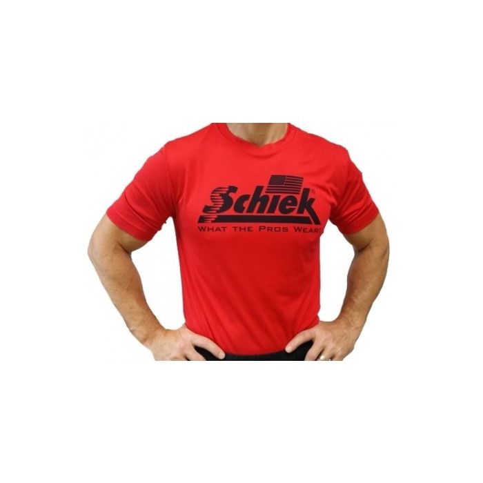 Schiek Men's Poly HD T-Shirt - Red